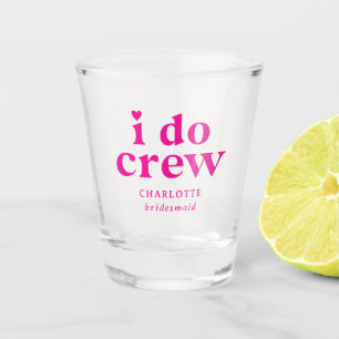 Ik doe Crew Huwelijk Bruidsuitvaart Bruidsfeest Jo Shot Glas