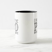 Ik Doe De Pro In Uitstellen Fun cadeau Mok (Midden)