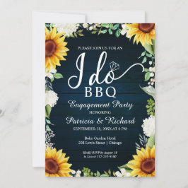 Ik doe de uitnodiging van de BQ Rustic Engagement