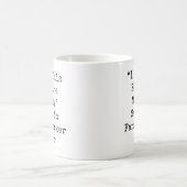 Ik doe dit voor het geld zei... koffiemok (Center)