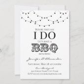 Ik doe een BBQ Engagement Party-koppel-douche (Voorkant)