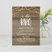 Ik doe een BBQ-uitnodiging - Rustisch Kaart (Staand voorkant)