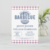 Ik doe een BBQ Vrijgezellenfeest Paar Moderne Uitn Kaart (Staand voorkant)