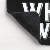 Ik doe een ding genaamd wat ik wil Typografie Muismat (Hoek)