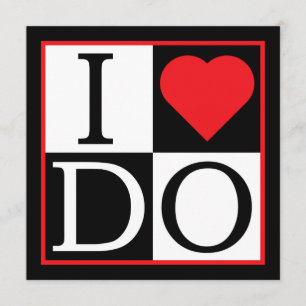 Ik doe een huwelijksuitnodiging kaart