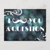 Ik doe een oproep om vragen te stellen. briefkaart (Voorkant)