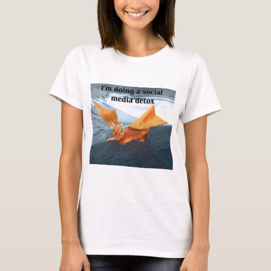 Ik doe een Sociale Media Detox T-shirt (Voorkant)