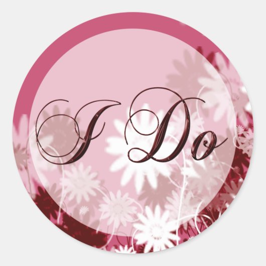 Ik doe een weddenschap over een envelop ronde sticker (Voorkant)