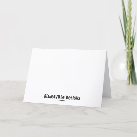 Ik doe FARTlek als ik Ren © - Grappige Hardloop Th Kaart (Achterkant)