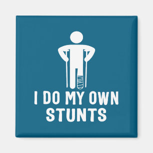 Ik Doe Gebroken Been Eigen Stunts Na Magneet