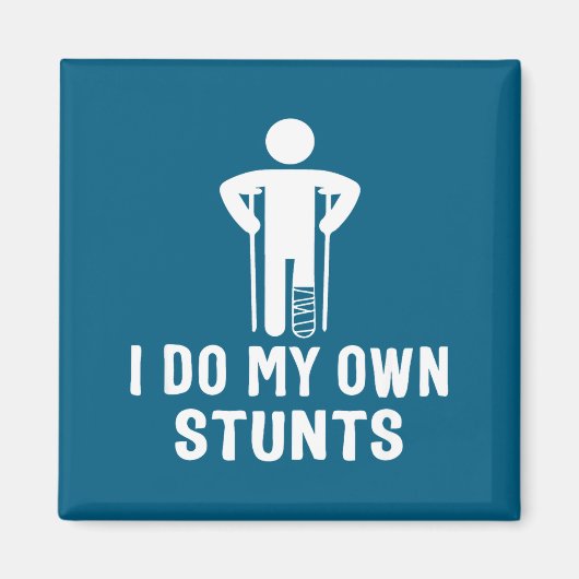 Ik Doe Gebroken Been Eigen Stunts Na Magneet (Voorkant)