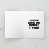 Ik doe geen beddenpannen! kaart (Binnen)