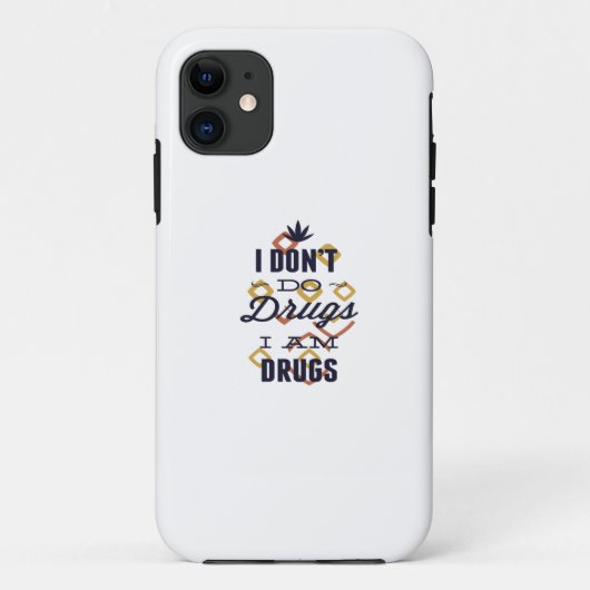 Ik doe geen drugs. Case-Mate iPhone case (Achterkant)