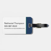 Ik doe geen dutjes aap - de witte lotus bagagelabel (Achterkant horizontaal)