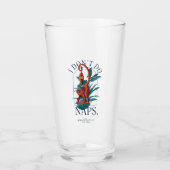 Ik doe geen dutjes aap - de witte lotus glas (Voorkant)