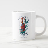 Ik doe geen dutjes aap - de witte lotus grote koffiekop (Rechts)