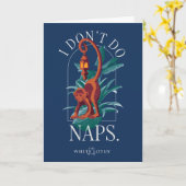 Ik doe geen dutjes aap - de witte lotus kaart (Gele Bloem)