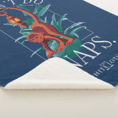 Ik doe geen dutjes aap - de witte lotus sherpa deken (3/4)