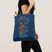 Ik doe geen dutjes aap - de witte lotus tote bag (Dichtbij)