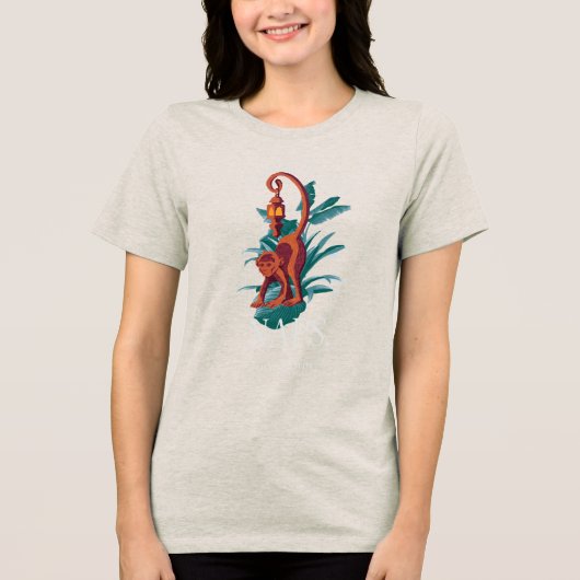 Ik doe geen dutjes aap - de witte lotus Tri-Blend shirt (Voorkant)