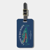 Ik doe geen dutjes alligator - de witte lotus bagagelabel (Voorkant verticaal)