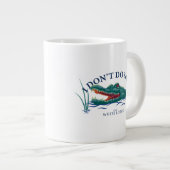 Ik doe geen dutjes alligator - de witte lotus grote koffiekop (Voorkant rechts)