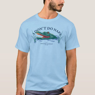 Ik doe geen dutjes alligator - de witte lotus t-shirt