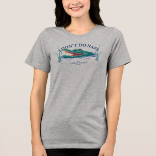 Ik doe geen dutjes alligator - de witte lotus Tri-Blend shirt