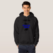 Ik doe geen marathons, ik doe een marathonloper. hoodie (Voorkant volledig)