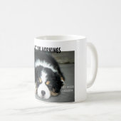 Ik doe geen ochtenden - Australische Shepherd Mok (Voorkant rechts)