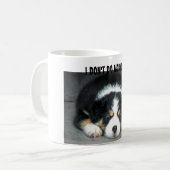 Ik doe geen ochtenden - Australische Shepherd Mok (Voorkant links)