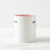 Ik doe geen ochtenden tweekleurige koffiemok (Center)