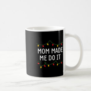 Ik doe geen overeenkomende kerstoutfits die mam me koffiemok