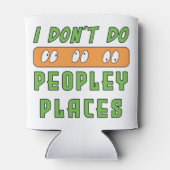 Ik doe geen Peopley Places Blikjeskoeler (Achterkant)