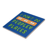 Ik doe geen Peopley Places Tegeltje (Zijkant)