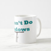 Ik doe geen ramen koffiemok (Voorkant rechts)