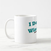 Ik doe geen ramen koffiemok (Links)