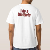 Ik doe geen triathlons t-shirt (Achterkant)