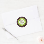 "Ik doe" Gepersonaliseerde bruiloft Sticker (Envelop)