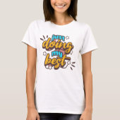 Ik doe gewoon mijn best t-shirt (Voorkant)