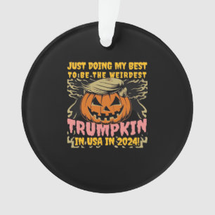 Ik doe gewoon mijn vreemdste Trumpkin USA Classic Ornament
