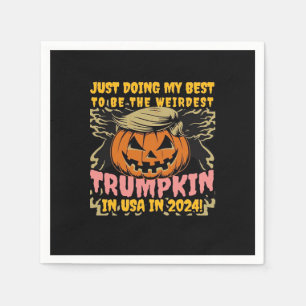 Ik doe gewoon mijn vreemdste Trumpkin USA Classic Servet
