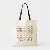 IK DOE HET ALLEMAAL Ballet Tap Jazz Lyrical Dance  Tote Bag (Voorkant)
