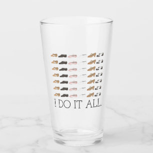 Ik doe het allemaal dansleraar ballet Tap Jazz Sho Glas
