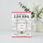 Ik doe het | BBQ | QR-code uitnodiging van Verlovi (Staand voorkant)