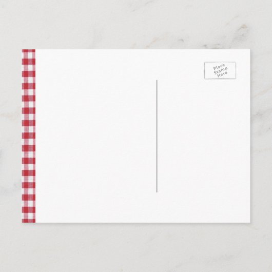 Ik doe het | BBQ | VERLOVING Uitnodiging Briefkaart (Achterkant)