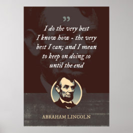 Ik doe het beste wat ik weet poster