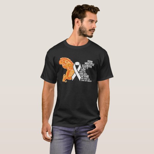 Ik doe het goed Multiple Sclerosis Awareness MS Wa T-shirt (Voorkant volledig)