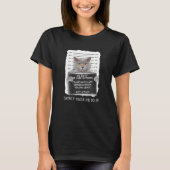 Ik doe het grappig met kattenkat. t-shirt (Voorkant)