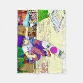 Ik doe het - Jonge skateboarder Fleece Deken (Voorkant)